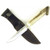 MUELA GRED-12S, X50CrMoV15, 4-5/8" Fixed Blade Hunting Knife, Crown Deer Horn Handle
