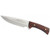 MUELA JABALI-17E, X50CrMoV15, 6-3/4" Fixed Blade Hunting Knife, Coral Pakkawood Handle