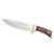 MUELA JABALI-17R, X50CrMoV15, 6-1/8" Fixed Blade Hunting Knife, Coral Pakkawood Handle