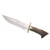 MUELA MAGNUM-17S, X50CrMoV15, 6-1/2" Fixed Blade Hunting Knife, Crown Deer Horn Handle