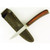 RUKO RUK0039R, X50CrMoV15, 3" Fixed Blade Bird & Trout Knife, Red Pakkawood Handle