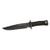 MUELA SCORPION-18N, 420H, 7-1/8" Fixed Blade Hunting Knife, Black Kraton Handle