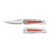 RUKO RUK0170WD, 440A, 2-1/4" Folding Blade Pocket Knife, Stainless Steel Handle w/Pakkawood Inlay, boxed