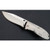 RUKO RUK0176PO, 8CR13MoV, 3" Folding Blade knife, Mirror Polished Stainless Steel Handle, boxed