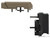 Ares AMOEBA Striker S1 Precision Adjustable Sniper Stock & Cheek Riser Upgrade Kit (Color: Dark Earth)