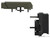 Ares AMOEBA Striker S1 Precision Adjustable Sniper Stock & Cheek Riser Upgrade Kit (Color: OD Green)