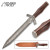 Timber Wolf Myrmidon Short Sword With Sheath - Damascus