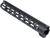 Midwest Industries Combat Rail M-LOK Handguard for AR-15 Rifles (Black)