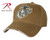Rothco Deluxe Eagle, Globe & Anchor Low Profile Cap - Coyote