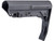 Mission First Tactical Battlelink Minimalist Aluminum Stock for MilSpec AR-15 Buffer Tubes (Color: Black)