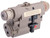 Element PEQ-15 LA-5C UHP Laser and Flashlight Device (Color: Dark Earth / Red Laser)