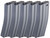 G&G Metal 125 Round Mid-Cap Magazine for G2 M4/M16 Series Airsoft Rifles (Color: Grey / Pack of 5)