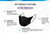 Vi-KiDS Anti-Viral Nanotech Face Mask for Kids (Style: Black)