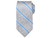 Marvel Comics Gray and Blue Stripe Mens Silk Tie