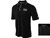 DAIWA D-VEC Polo Shirt w/ Embroidered Vector Logo (Color: Black)