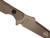 Toor Knives x Haley Strategic Darter Fixed Blade Tactical Knife (Color: Coyote Brown)