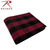 Rothco Plaid Wool Blanket 62"x 80" - Red