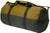 World Famous 30"X16" Waxed Canvas Round Duffle Bag - Olive/Black