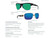 Costa Del Mar "Loreto" Polarized Sunglasses (Color: Gunmetal / 580G Blue Mirror Lens)