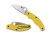 Spyderco UK Penknife Salt Slipit Serrated - Yellow