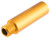 Slong Airsoft 14mm Negative Outer Barrel Extension (Model: Traditional / 57mm / Gold)