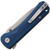 Hawk Linerlock Blue Micarta QS131I