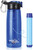 Water Filter Bottle Blue