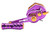 Jigging Master WIKI Gangster Stick Limited Edition Reel w/ Turbo Knob (Model: VS-2000XH  / Purple & Gold)