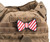 Tactical Outfitters "Bow Tie" Embroidered Morale Patch (Color: Red & White Stripe)