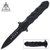 Delta Defender Black Stiletto Knife