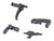 King Arms Steel Trigger Upgrade Set for TWS 9mm Gas Blowback Airsoft Rifles