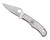 Spyderco BUG Stainless Micro Folding Knife (Model: Plain Edge / Stainless)