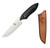 Citadel Midnight Fixed Blade Knife, DNH7 Steel, Black Buffalo Horn, KC4216