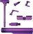 AR15 Parts Kit Purple