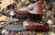 Grohmann X300S DH Russel Lockblade Folding Knife, Xtra Resinwood Handle