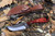 Grohmann Short Blade Skinner Knife, Xtra Resinwood, Leather Sheath, X103S