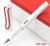 Lamy Safari Fountain Pen, Fine - Shiny White with Red Clip Limited Edition