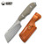 Kubey Aiden Full Tang Fixed Blade Knife, D2 Steel, Micarta Tan, KU341B