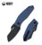Kubey Monsterdog Flipper Folding Knife, 14C28N Black SW, G10 Blue, KU337B