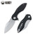 Kubey Noble Flipper Folding Knife, D2 Steel, G10 Black, KU236A