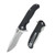 Kubey Nuovo Flipper Folding Knife, D2 Steel, G10 Black, KU162E-1