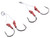 Battle Angler Double Stinger Jigging Hook Set (Color: Red Nickle)