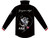 Jigging Master "Gangster Style" Long Sleeve Athletic Mesh Knit Polo Shirt (Color: Black / 3X-Large)