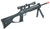 ASG TAC6 CO2 Powered Airsoft Sniper Rifle with Bipod and Integrated Laser - Black