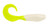 Berkley Gulp! Minnow Grub Fishing Lure (Color: Pearl White & Chartreuse / 3")