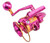 Jigging Master Monster Game Spinning Fishing Reel (Color: Pink & Gold)