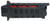 Strike Industries Carbine Length Polymer Handguard w/ M-Lok System (Color: Black w/ Red Heat Shield)