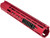 APS 13 M-Lok RIS Free Float Hand Guard for M4 / M16 Series Airsoft AEG Rifles (Color: Metallic Red)