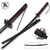 Red Bio-Hazard Katana And Sheath - Carbon Steel Blade