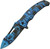 Skull Linerlock A/O Blue CN300577BL